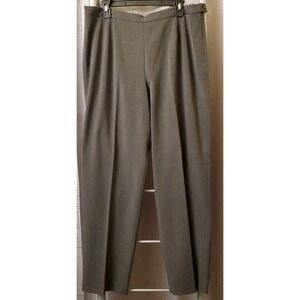 Rafaella Pants Womens 16 Gray Poly Rayon Blend‎ Mid Rise